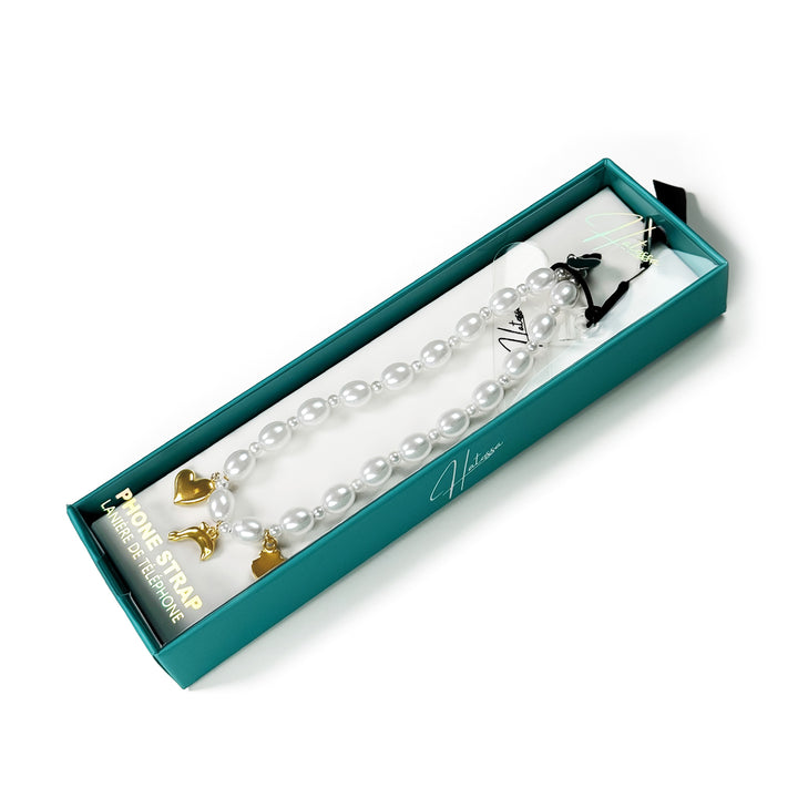 Ocean Hatossa Phone Charm inside a blue Hatossa box.
